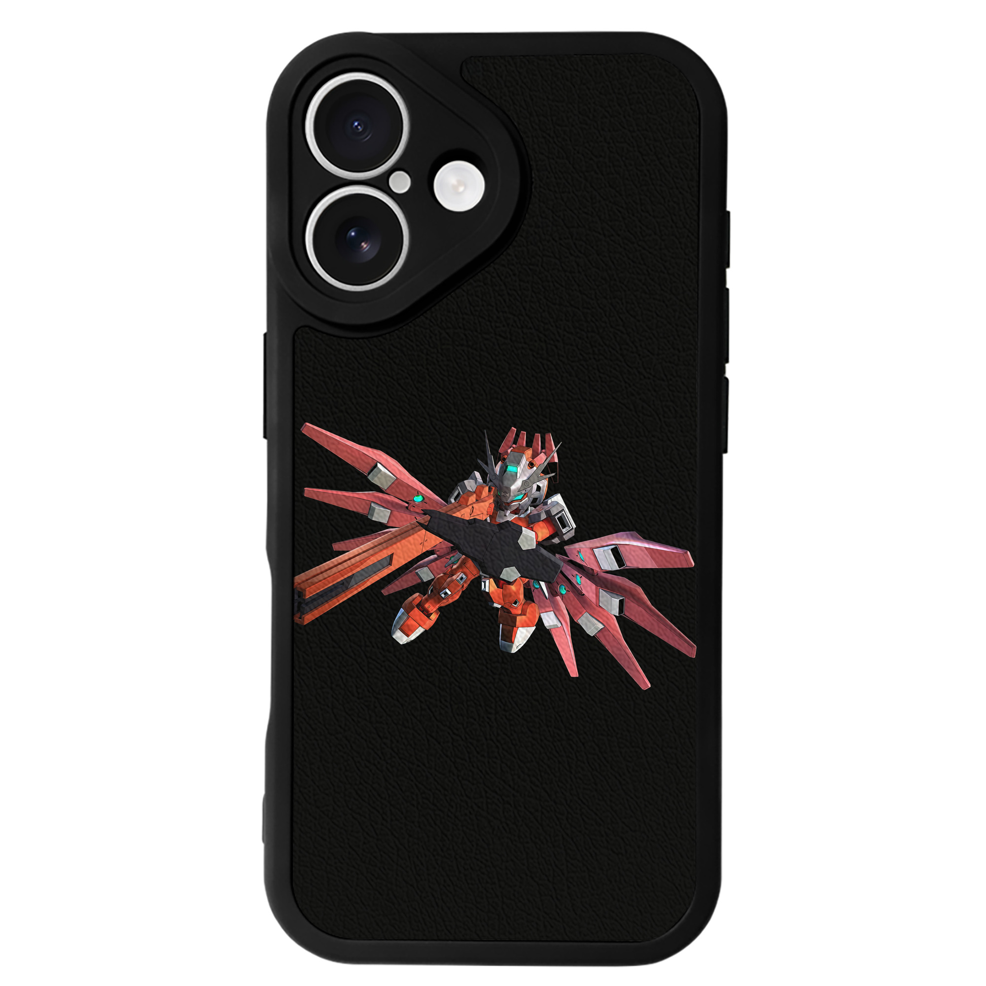 （画像用） 機動戦士ガンダム Mobile Suit Gundam 【iPhone 16シリーズ対応】シリコンスマホケース（レザー調） 材質：シリコン